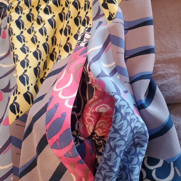 VINTAGE Cynthia Steffe silk strapless maxi dress size 2 - Picture 7 of 7